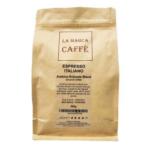La Marca Caffe Espresso Italiano Grounded Coffee (500g)
