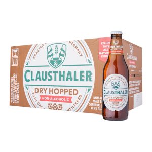Clausthaler Original Dry hopped Non Alcoholic Beer 24 x 330ml Bottles