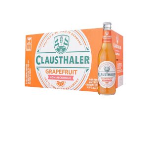 Clausthaler Grapefruit Non Alcoholic Beer 24 x 330ml Bottles