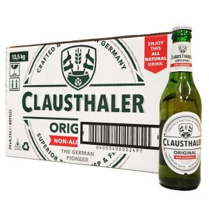 Clausthaler Original Non Alcoholic Beer 24 x 330ml Bottles