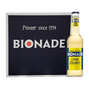 Bionade Bio Organic Lemon – Bergamot Lemonade 12 x 330ml Bottles