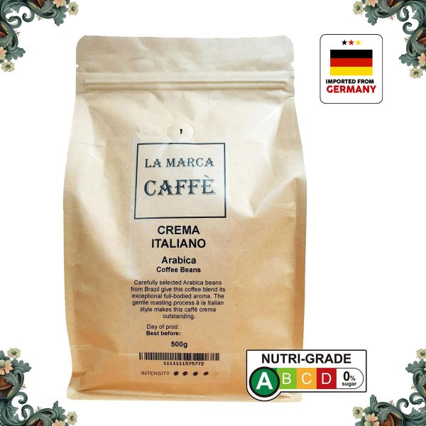 La Marca Caffe Cremoso Italiano Coffee Beans 500g