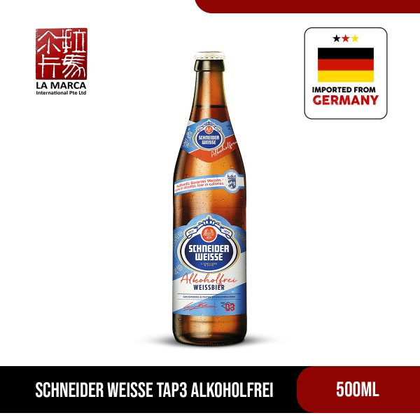 Schneider Weisse TAP 3 Alkoholfrei Alcohol-Free Wheat Beer 500ml